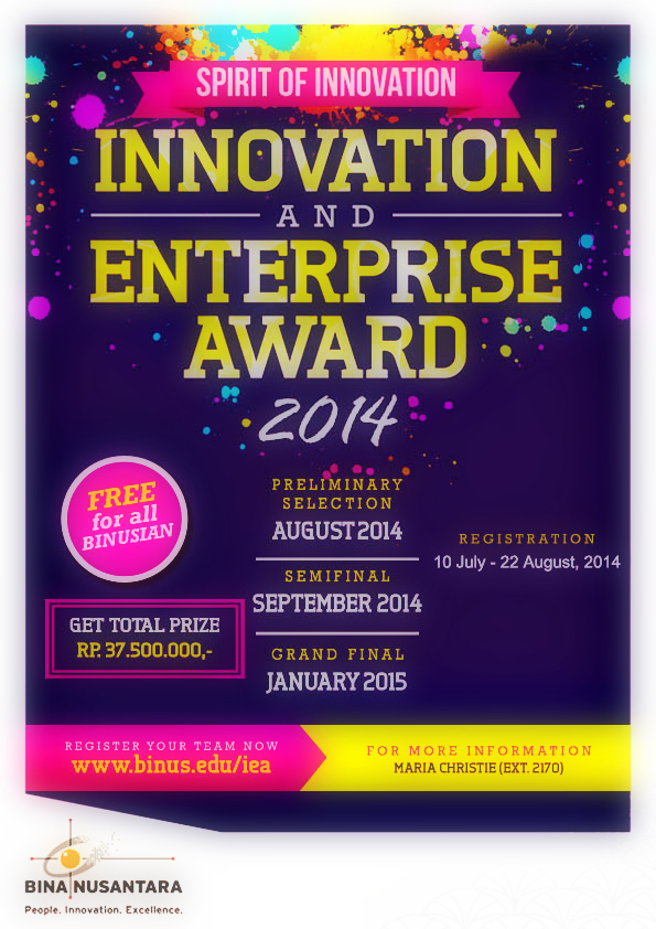 INNOVATION AND ENTERPRISE AWARD 2014