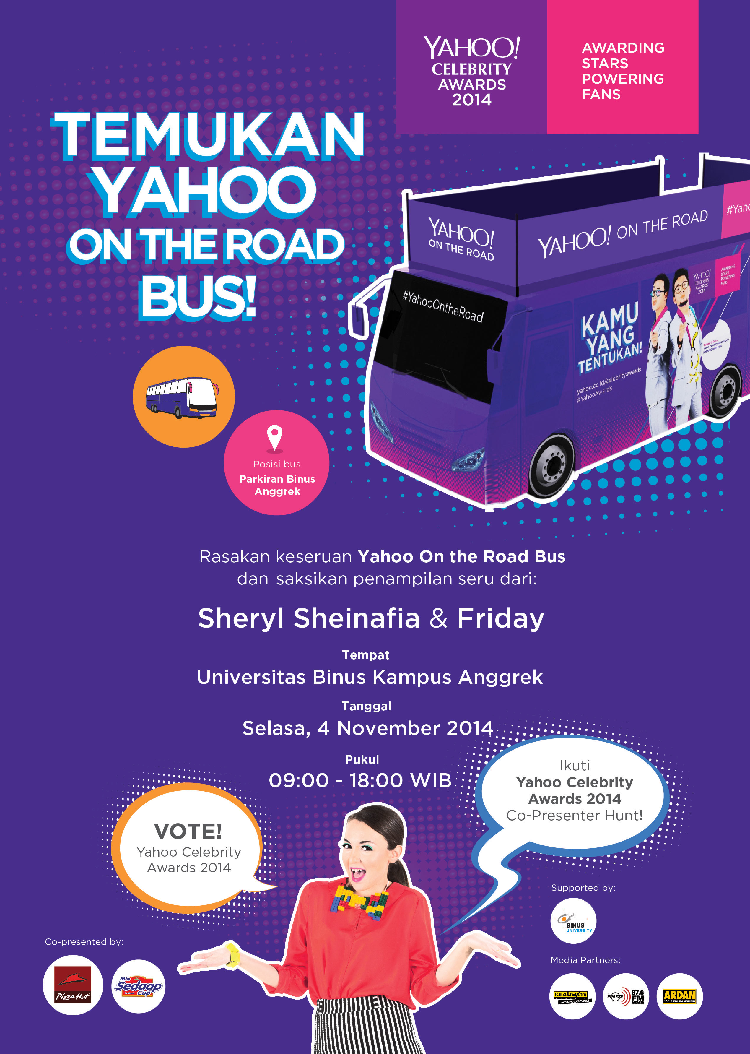 Yahoo On the Road Bus!