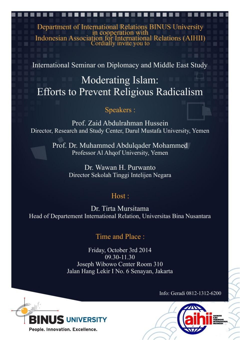 Moderating Islam : Efforts to Prevent Religious Radicalism