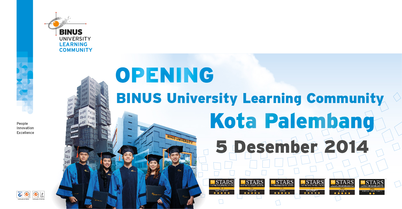 BINUS UNIVERSITY Kini Hadir di Palembang 