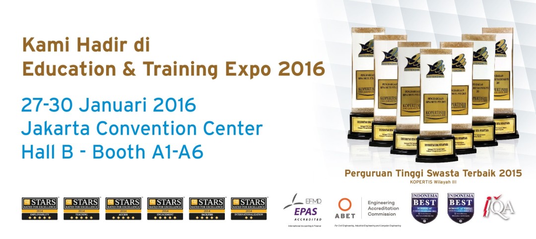 EDUCATION AND TRAINING EXPO 2016 BINUS UNIVERSITY