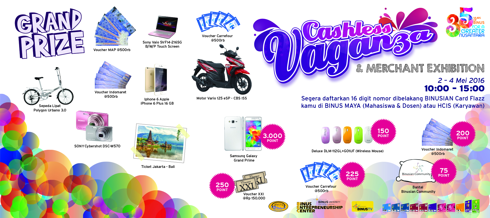 Cashless Vaganza 2016