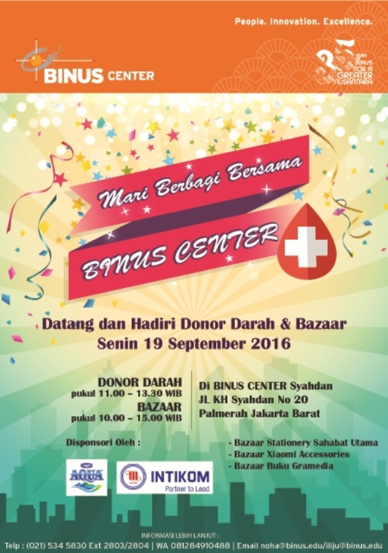 DONOR DARAH & BAZAAR
