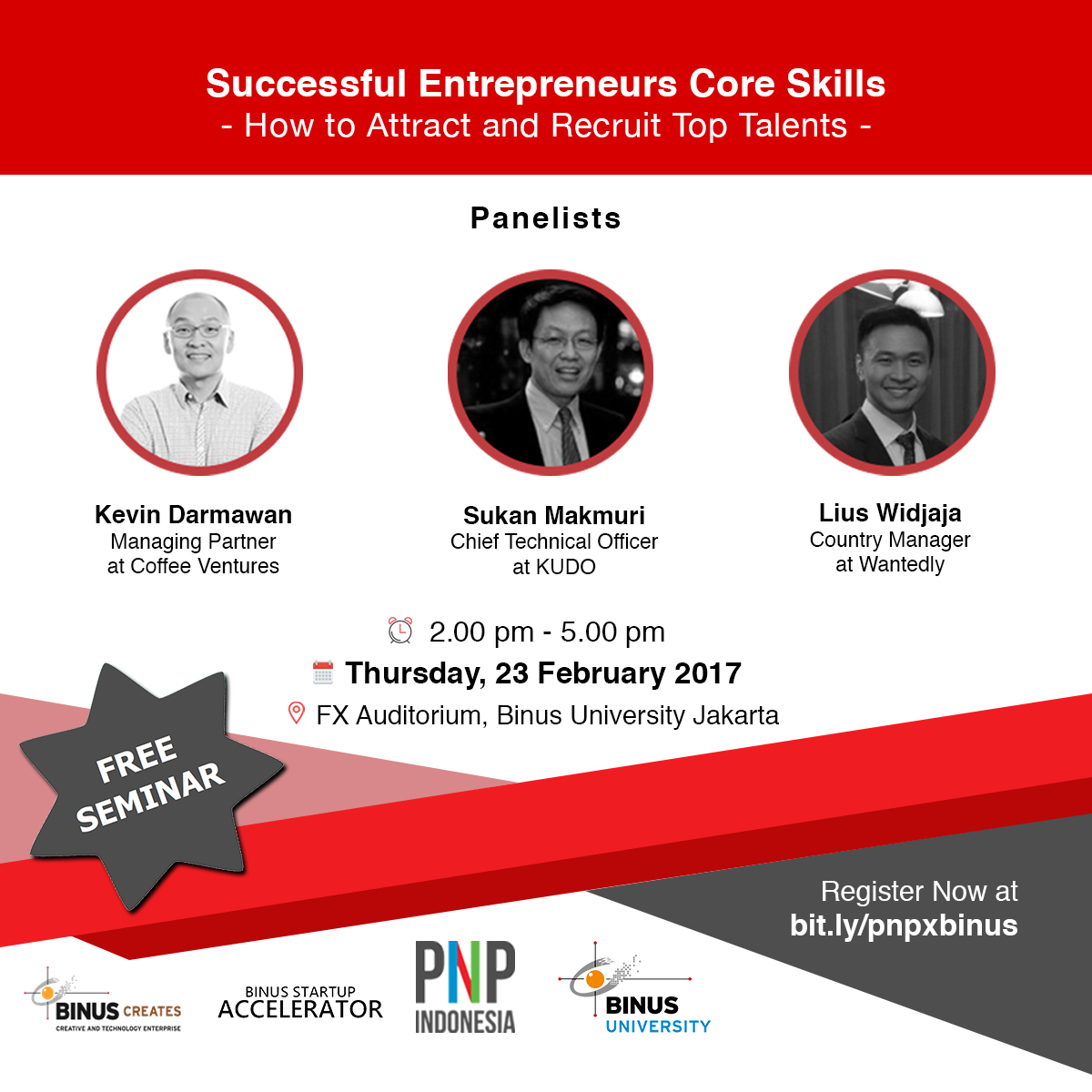 Seminar Entrepreneur :
