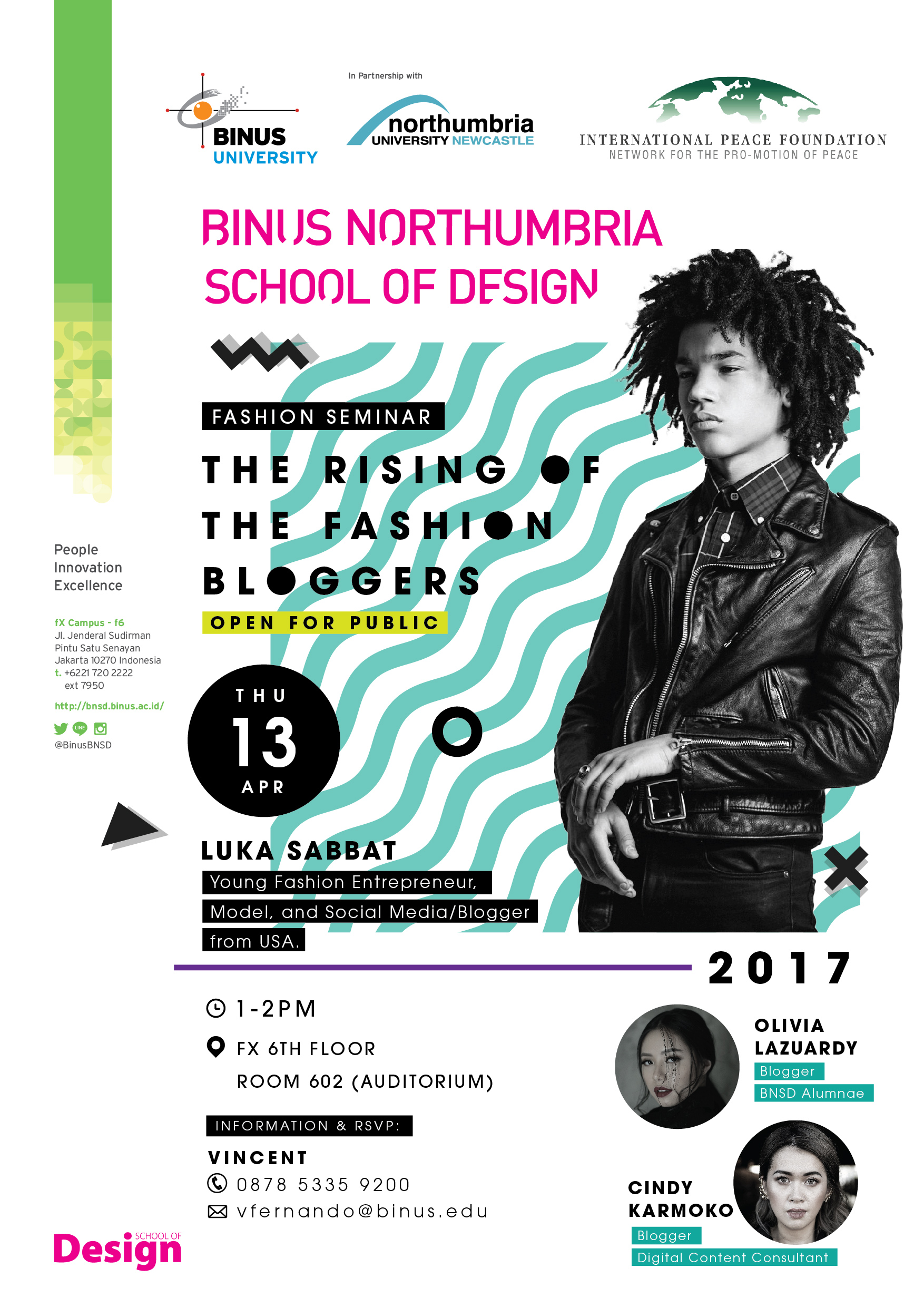 Inspiring Indonesian Fashion Progeny Together with the International Fashion Icon Luka Sabbat