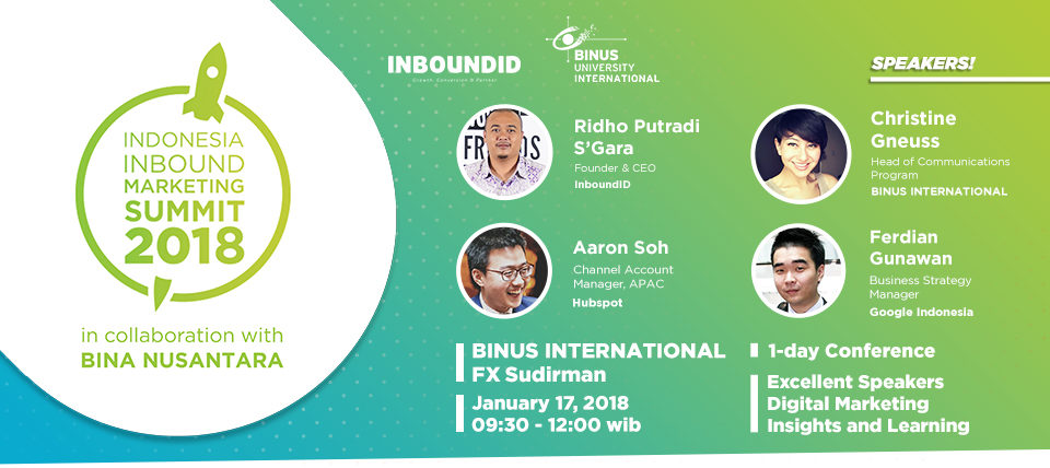 INDONESIA INBOUND MARKETING SUMMIT 2018