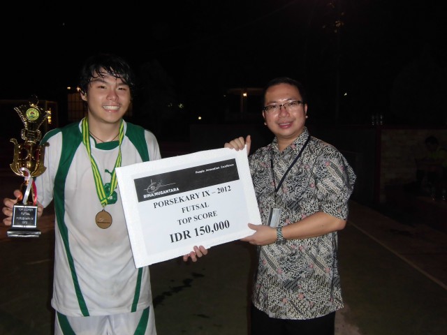 Futsal Top Score Player PORSEKARY 2012