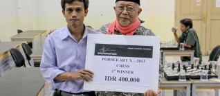 The 1st Winner of Chess Competition, PORSEKARY X 2013