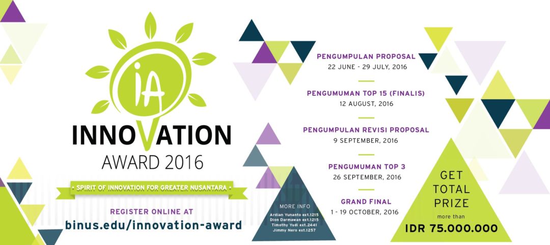 MENYAMBUT INNOVATION AWARD 2016