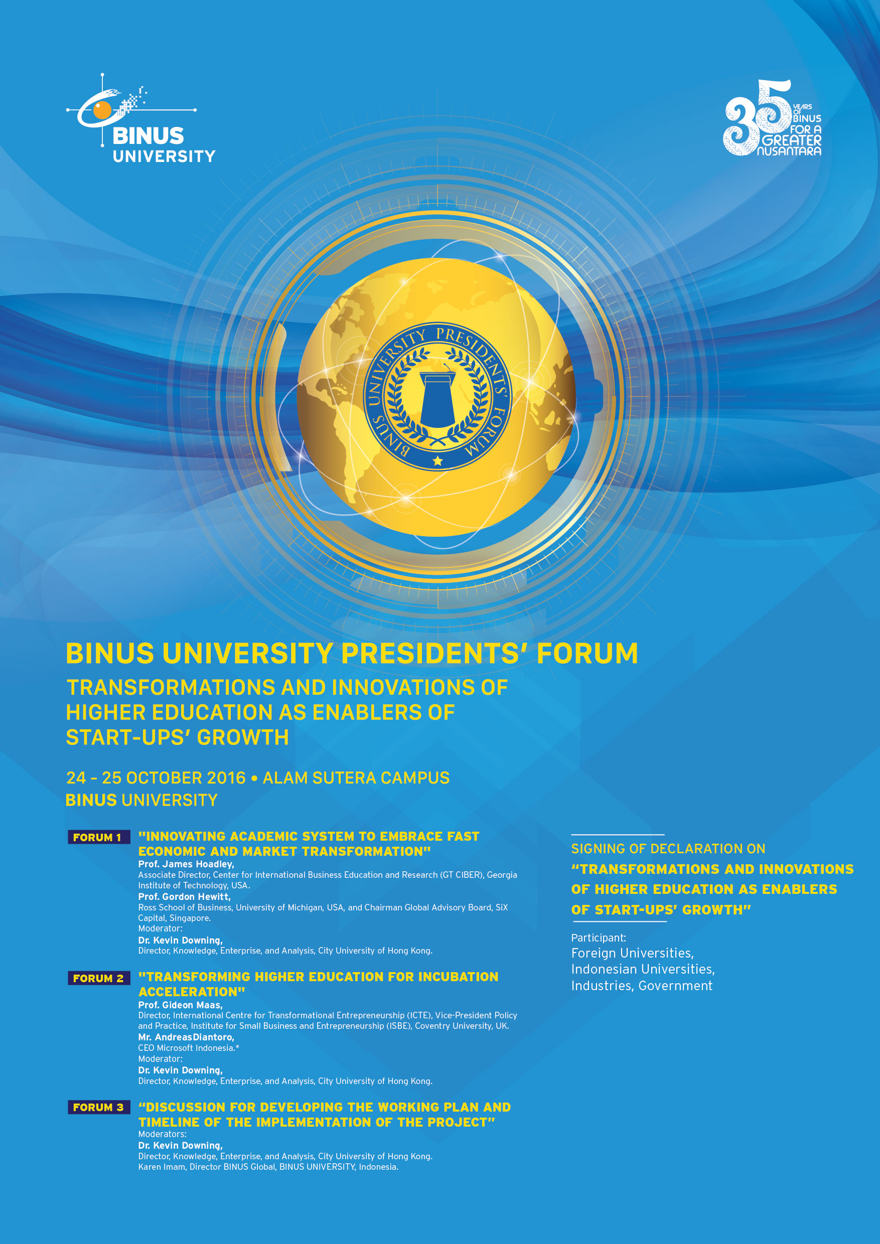 President Forum Poster 01-01