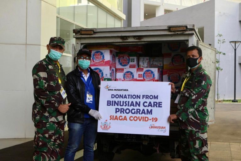 DUKUNGAN BINUSIAN KEPADA TENAGA MEDIS COVID-19