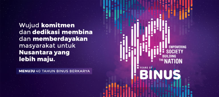 Sambutan COO BINA NUSANTARA Group Menuju 40 Tahun BINUS Berkarya