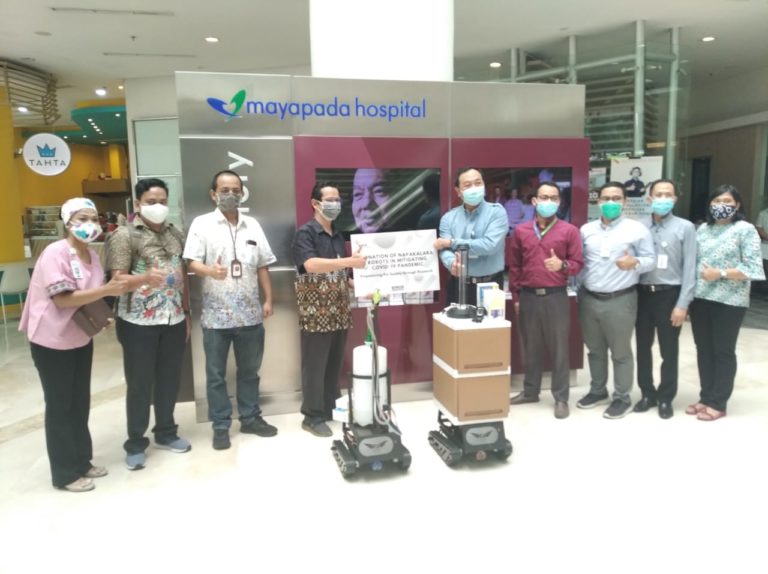 Kepedulian Dalam Melawan Pandemi, BINUS UNIVERSITY Mendonasikan NAYAKALARA ke 2 Rumah Sakit di Jakarta