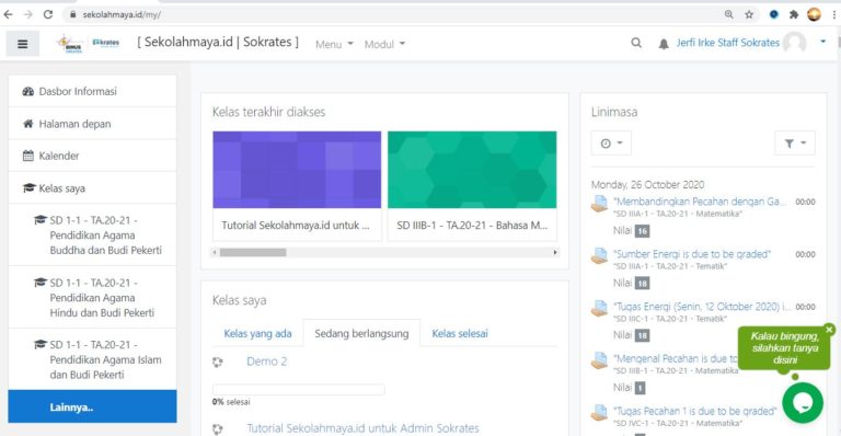 Tetap Adaptif di Tengah Wabah COVID-19, SOKRATES BINUS berinovasi dalam membuat LMS sekolahmaya.id