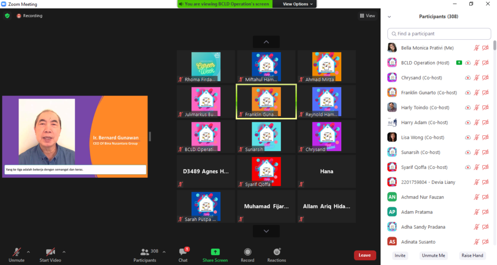 The Meaning of BINUS value BINA NUSANTARA GROUP