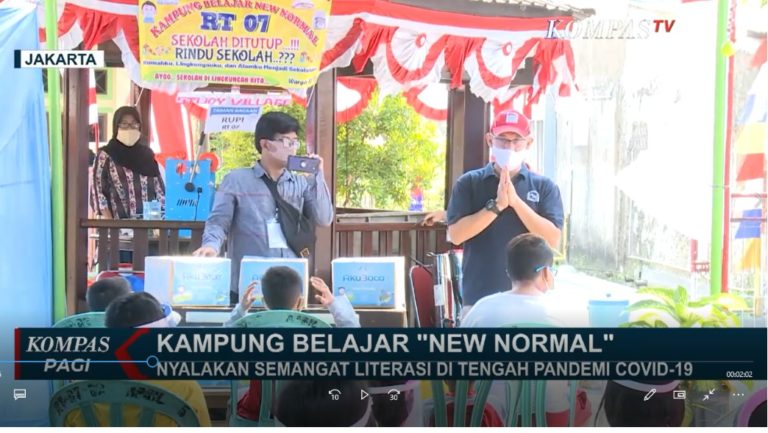NEW NORMAL, Tetap Mendidik melalui pembuatan Kampung Belajar