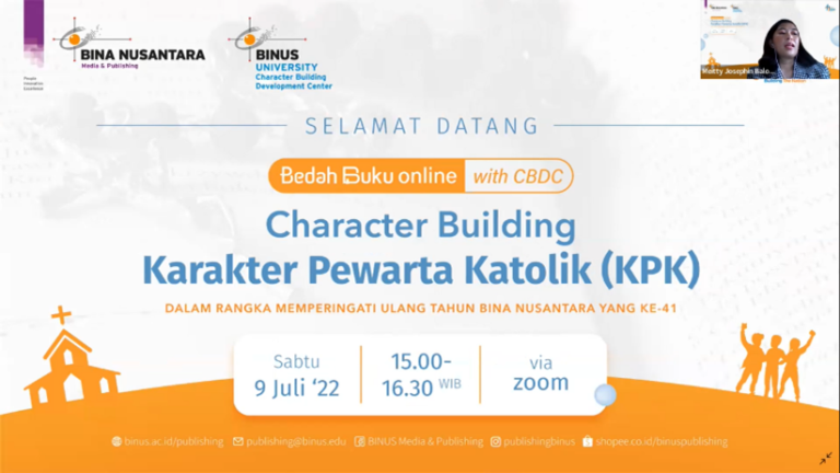 Bedah Buku Online with CBDC: Karakter Pewarta Katolik (KPK)