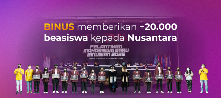 BINUS memberikan 20.000 beasiswa kepada Nusantara