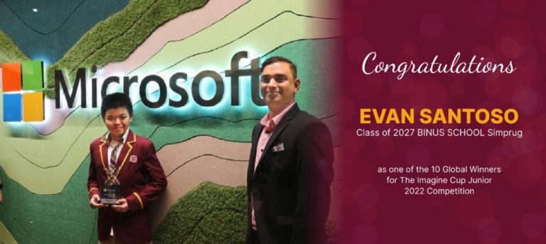 Congratulations Evan Santoso! The 10 Global Winners for The Microsoft Imagine Cup Junior 2022 Competition
