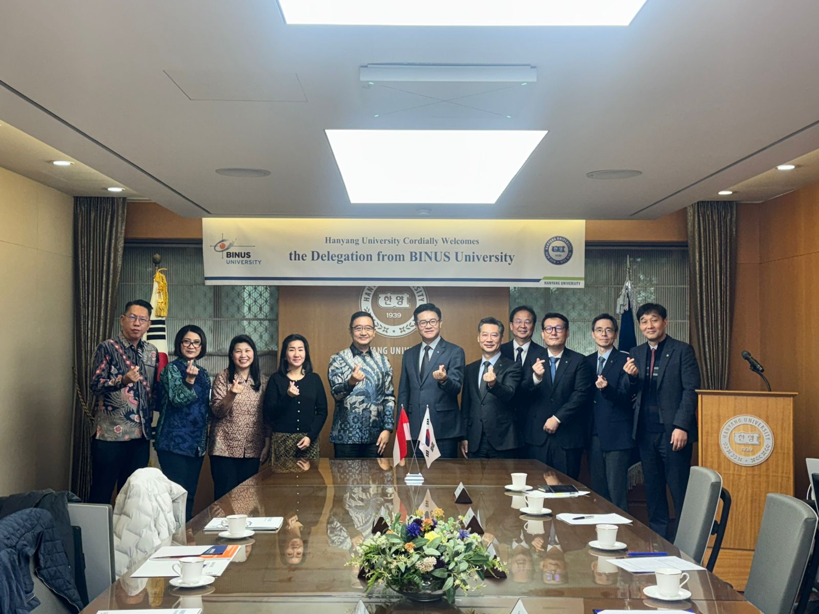 BINUS UNIVERSITY dan Hanyang University Perkuat Kolaborasi Strategis untuk Mencetak Pemimpin Global