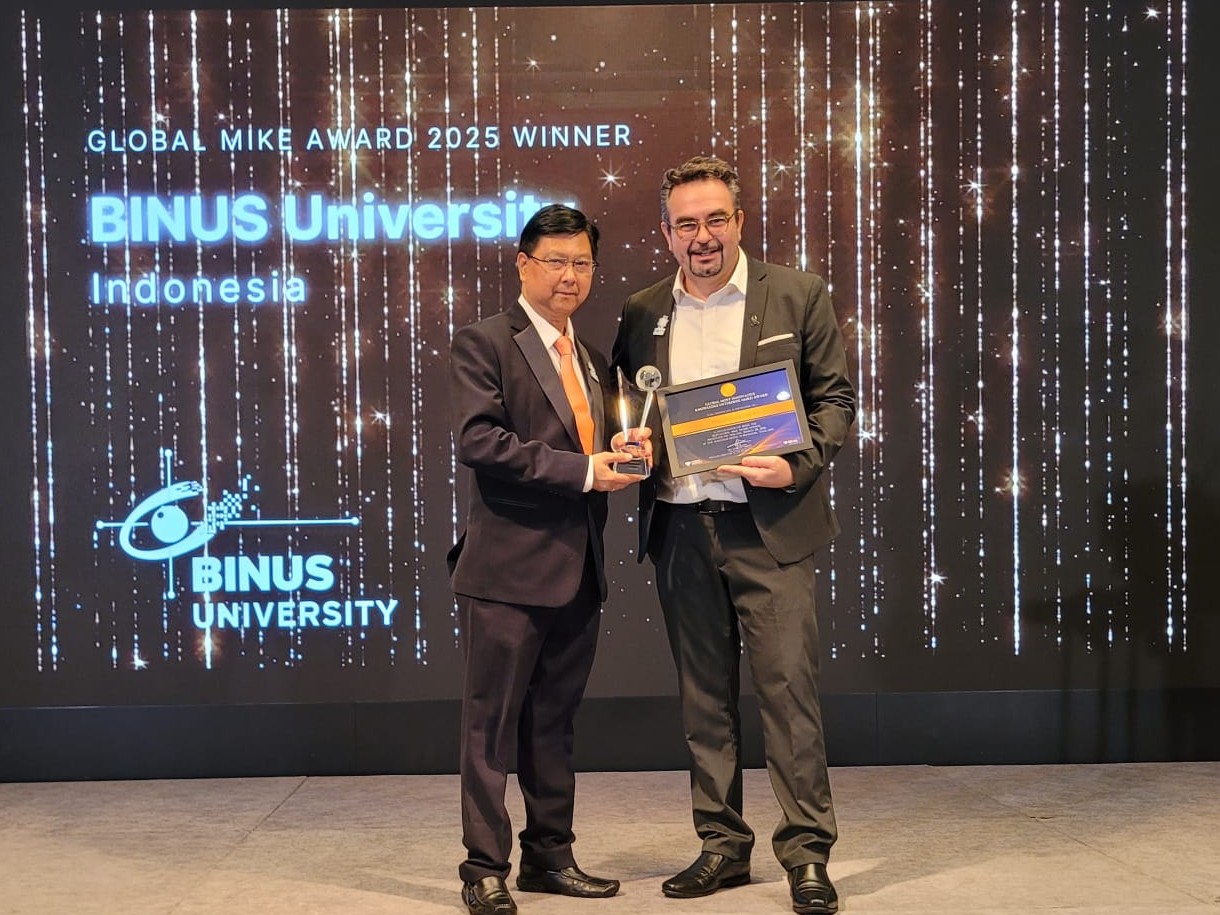 Menuju Usia ke-45, BINUS University Raih Global Most Innovative Knowledge Enterprise (MIKE) Award 2025: Wujudkan Dampak Berkelanjutan