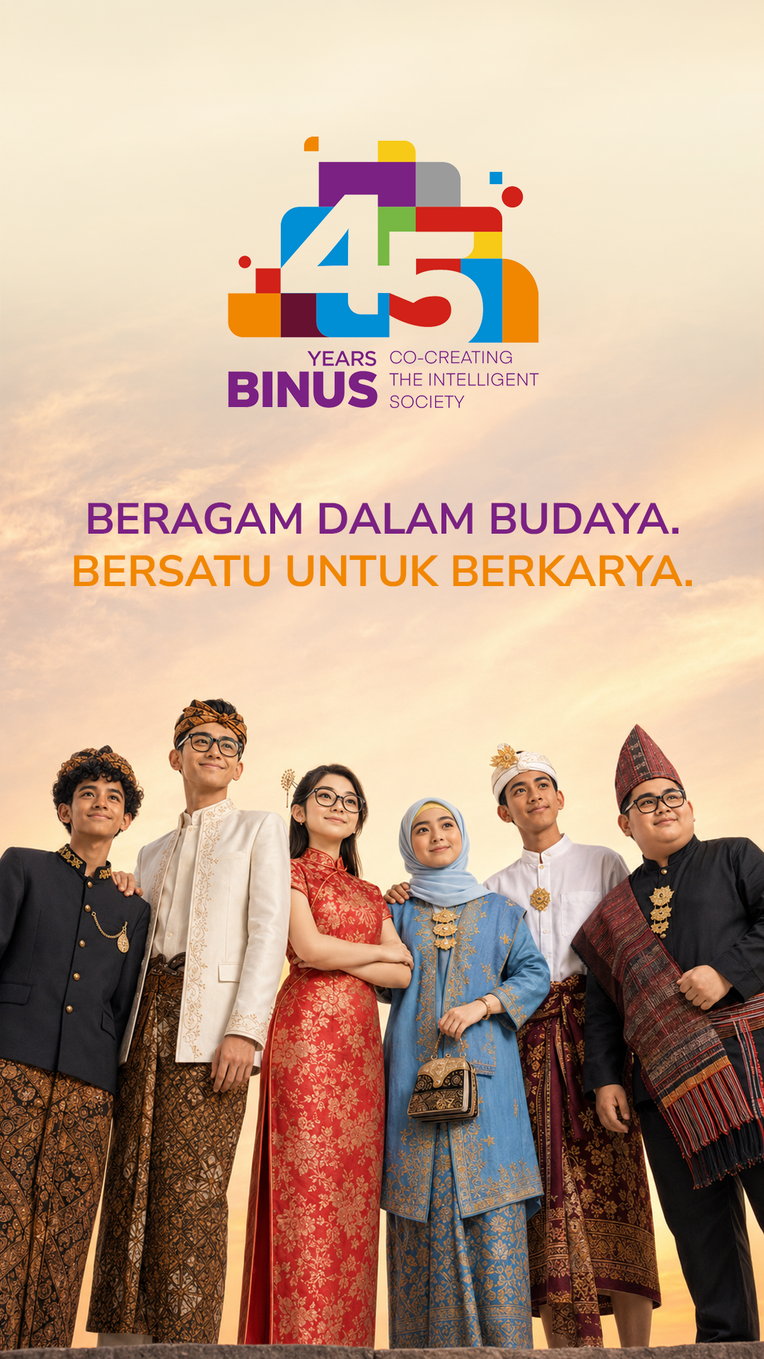 Poster Baju Adat BINUS45