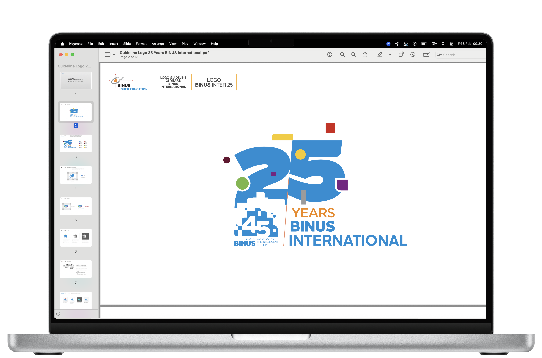 SLIDE PRESENTASI BINUS INTERNATIONAL 25 YEARS