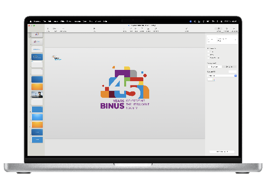 SLIDE PRESENTASI BINUS 45